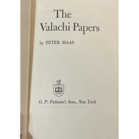 The Valachi Papers By Peter Maas 1968 Hardcover Book - Picture 3 of 6
